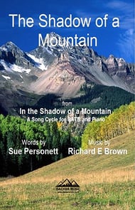 The Shadow of a Mountain SATB choral sheet music cover Thumbnail
